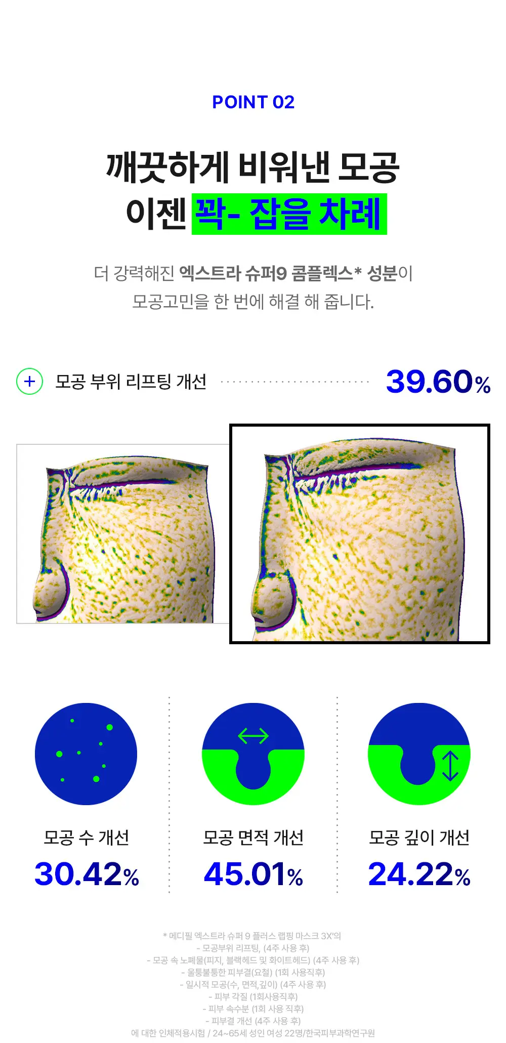 [블랙헤드케어] 메디필 엑스트라 슈퍼 9 플러스 3X 랩핑 마스크 70ml 기획(+30ml) 상세페이지 12